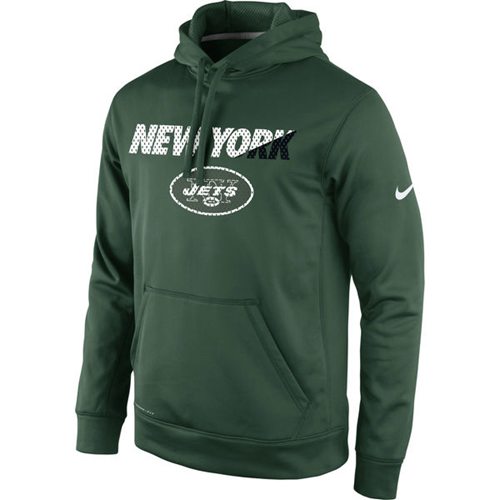 New York Jets Nike Kick Off Staff Performance Pullover Hoodie Green - Click Image to Close